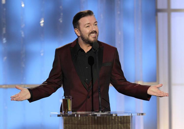 Il conduttore dei Golden Globes 2016, Ricky Gervais