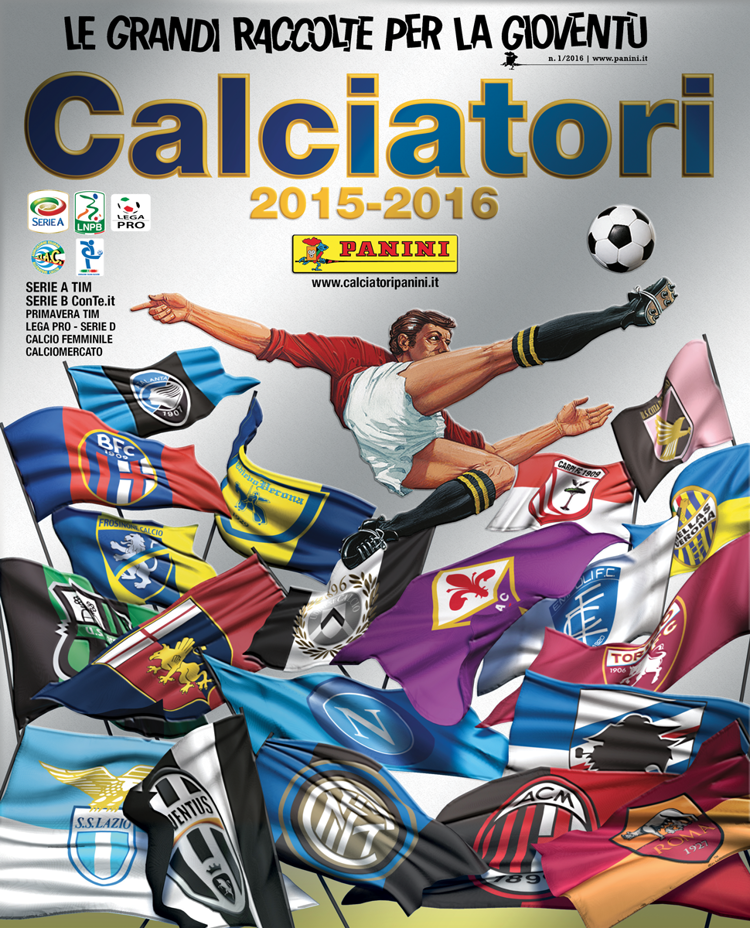 Copertina Album Panini 'Calciatori 2015-2016'