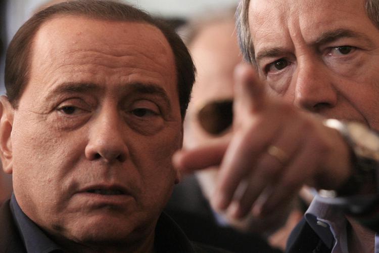 Silvio Berlusconi e Guido Bertolaso (Foto Fotogramma) - FOTOGRAMMA