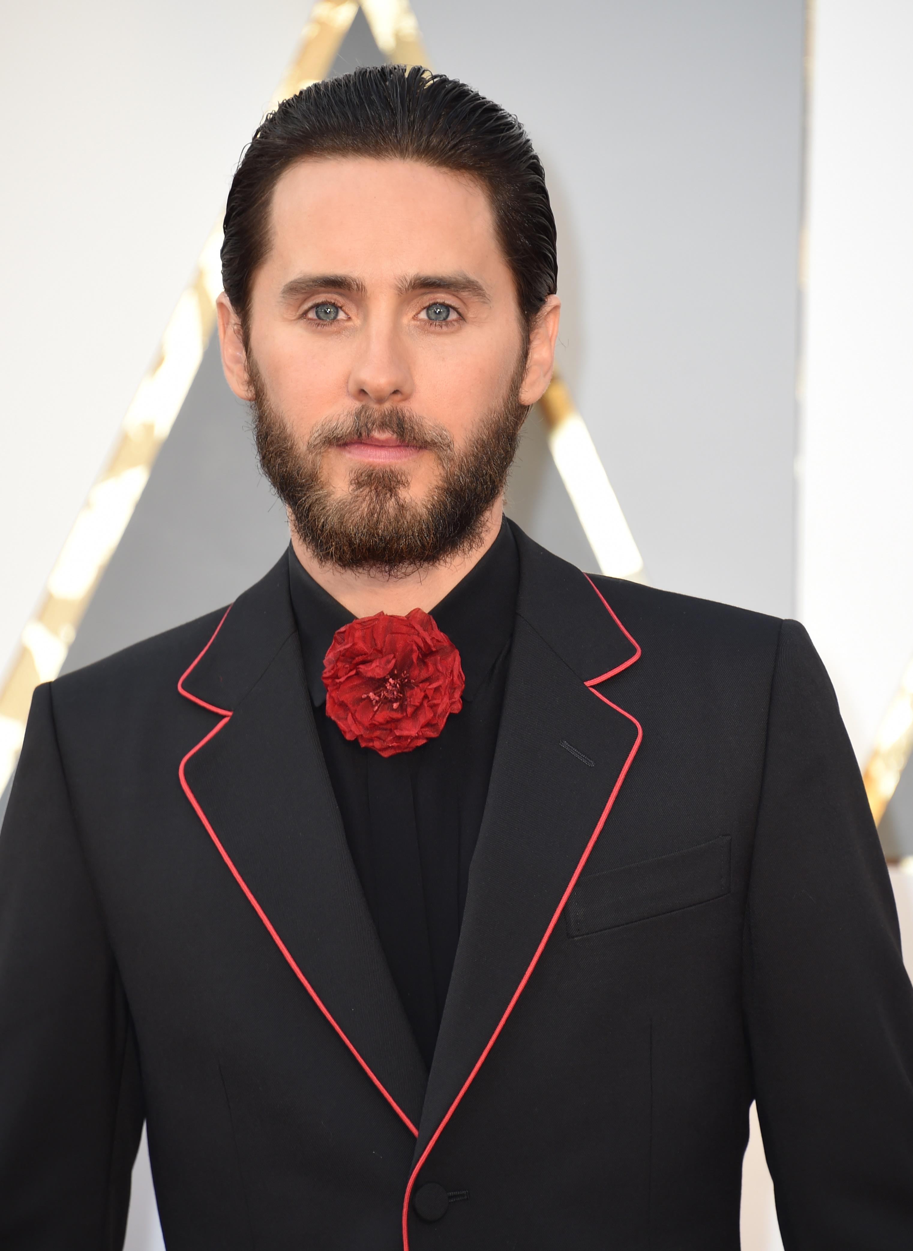 Jared Leto in Gucci (Afp)