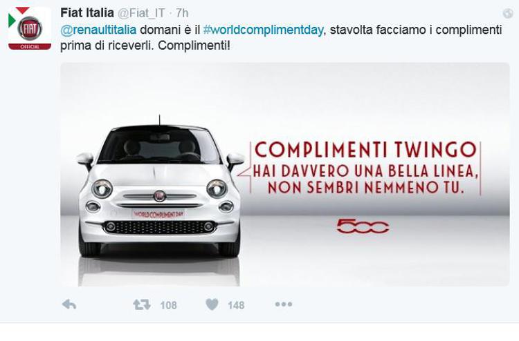 La Fiat punge la Renault per la Twingo 'copiata'