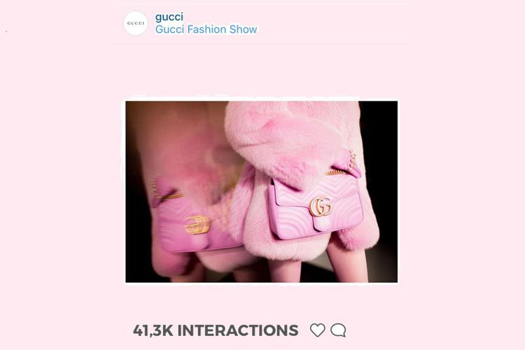 Gucci sempre più social: su Instagram è il brand che piace di più