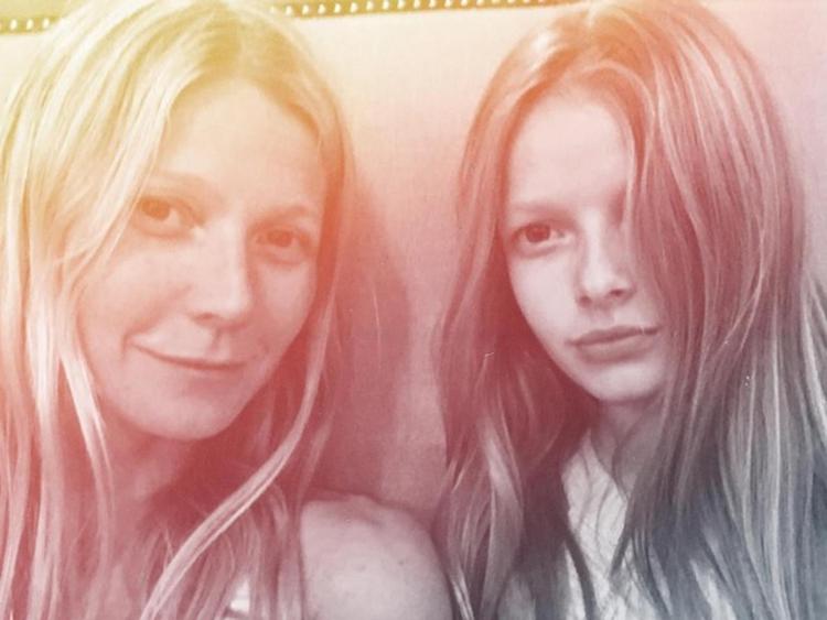 Gwyneth Paltrow e sua figlia Apple Martin (foto da Instagram)