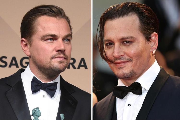 Da sinistra Leonardo DiCaprio (Foto Afp) e Johnny Depp (Foto Xinhua)