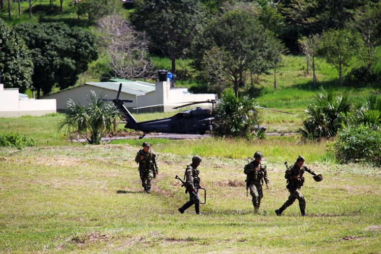 Soldati colombiani in azione (Xinhua) - XINHUA