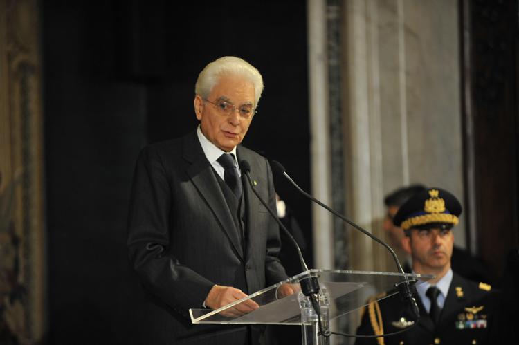Il Presidente della Repubblica Sergio Mattarella (foto AdnKronos)