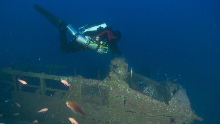 Napoli: due relitti trovati nel golfo, team subacquei in esplorazione/Foto