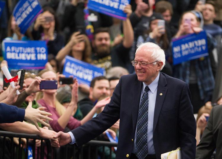 Il candidato democratico Bernie Sanders (AFP) - (AFP)