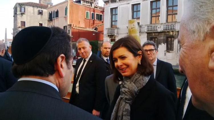 Laura Boldrini a Venezia (Adnkronos)