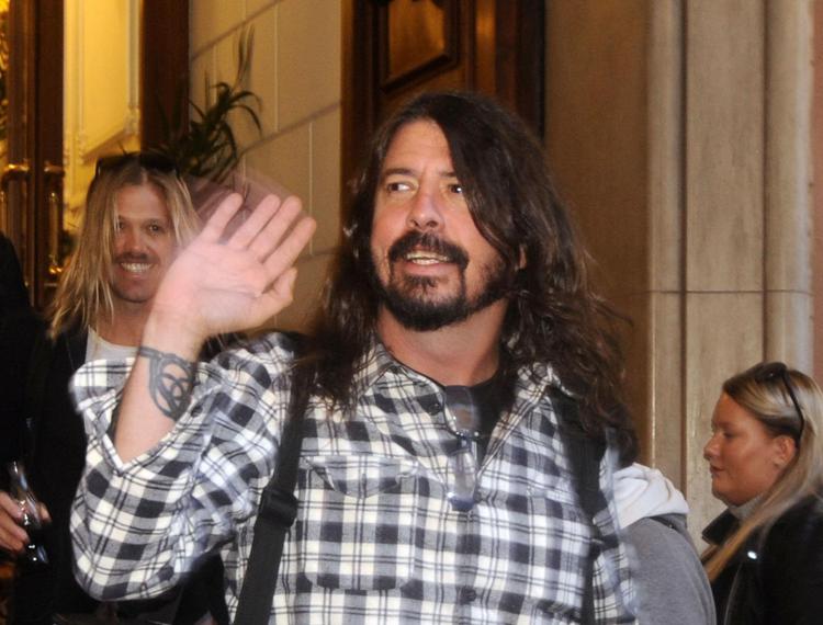 Il frontman dei Foo Fighters, Dave Grohl (Fotogramma)