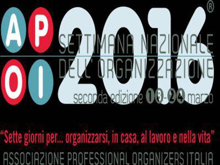 Professioni: al via con Apoi la settimana dell'organizzazione