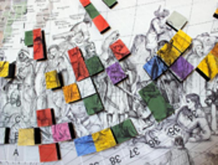 Pietro Ruffo, 'The Colours of Cultural Map' (particolare) 
