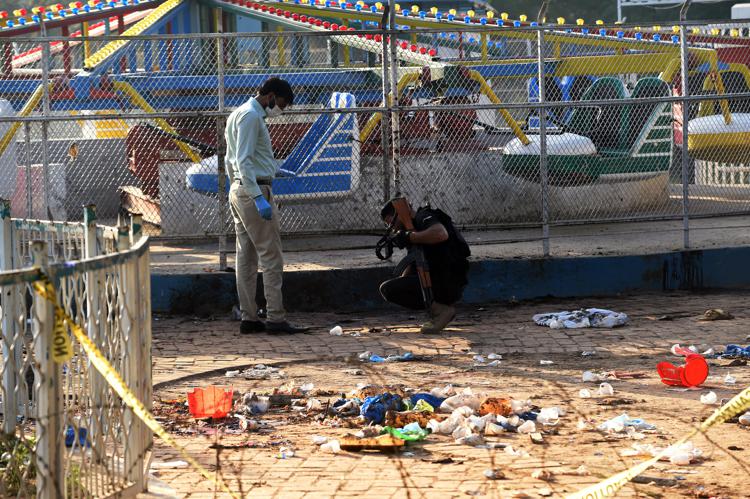 Il luogo dell'attentato a Lahore (Afp) - AFP