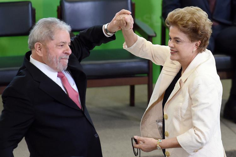 Luiz Inacio Lula da Silva e Dilma Rousseff (Afp)