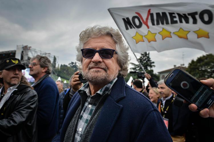 Beppe Grillo durante l'edizione 2015 della kermesse (Fotogramma) - FOTOGRAMMA