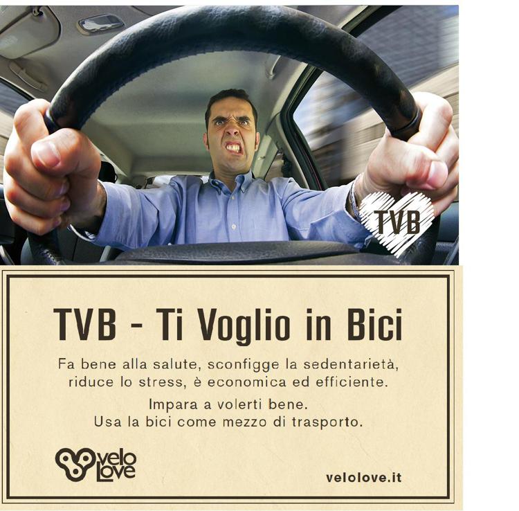 Automobilista Tvb: Ti Voglio in Bici. La campagna 'da tergiscristallo'  dei ciclisti