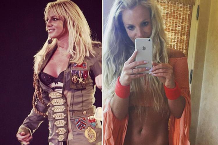Britney Spears, prima e dopo (Foto da Instagram)