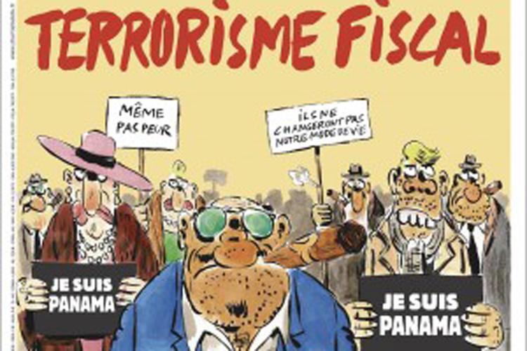 Panama Papers e 'terrorismo fiscale' in copertina su Charlie Hebdo: 