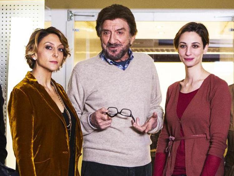 Paola Minaccioni, Gigi Proietti e Francesca Inaudi