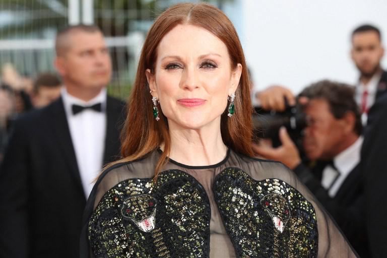 Julianne Moore in Givenchy by Riccardo Tisci AFP PHOTO / Valery HACHE