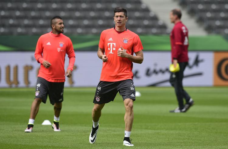 L'attaccante del Bayern Monaco Robert Lewandowski (Foto Afp) - AFP