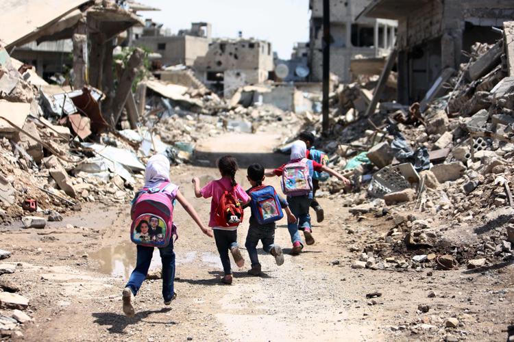 Bambini siriani (Foto Afp)  - AFP