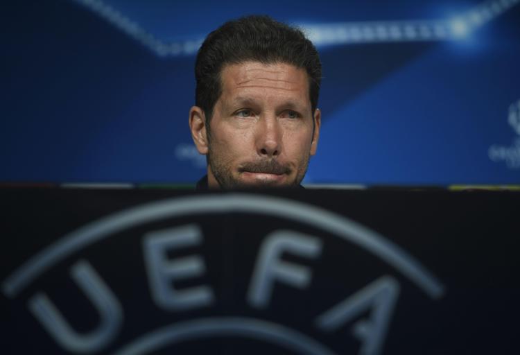 Il tecnico dell'Atletico Madrid Diego Simeone (Foto Afp) - AFP