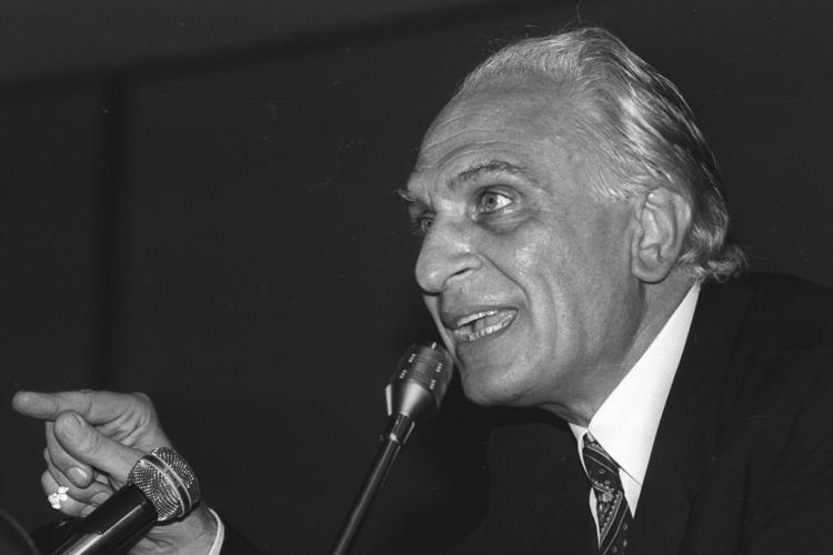 Marco Pannella (1983, Foto Adnkronos) 