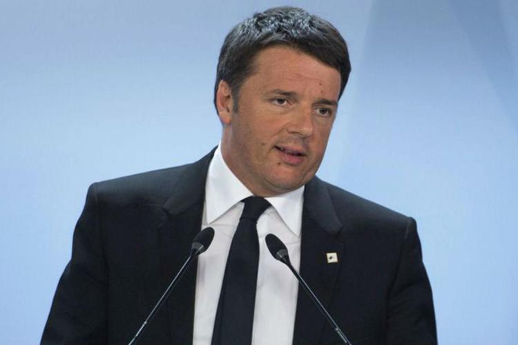 Nella foto il presidente del Consiglio Matteo Renzi