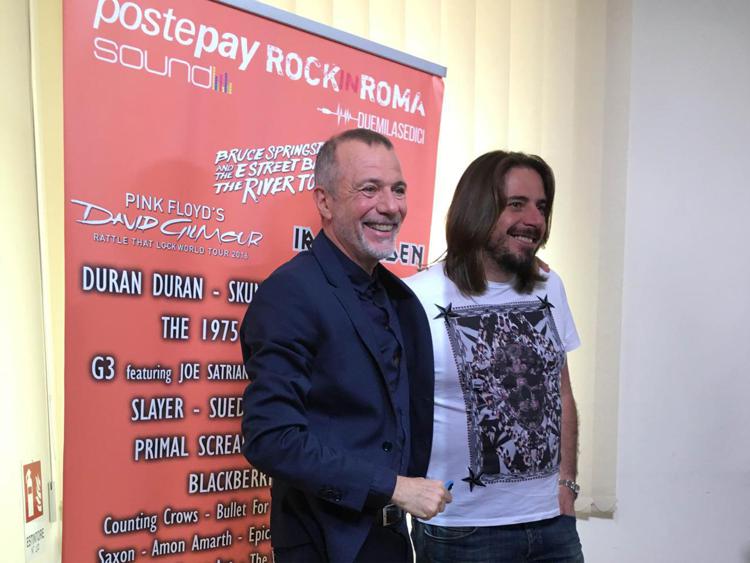 Gli ideatori e organizzatori di Rock in Roma, Maxmiliano Bucci  e Sergio Giuliani 