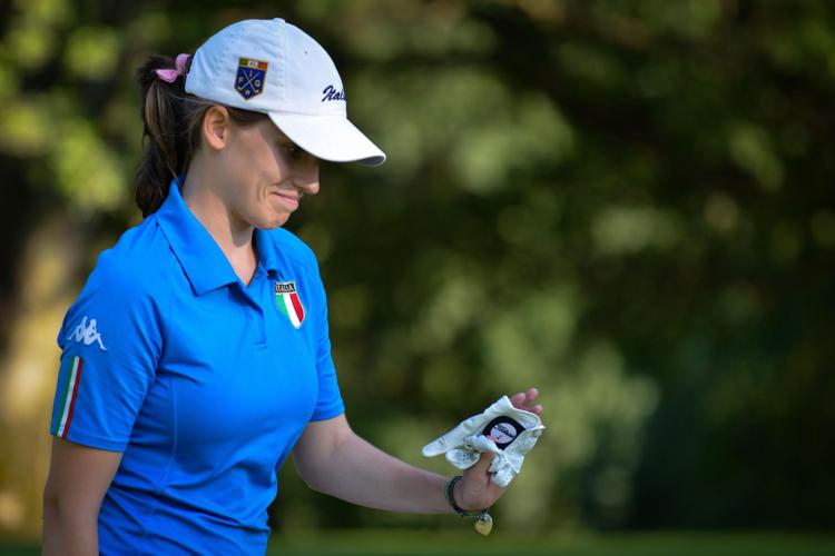 La golfista azzurra Virginia Elena Carta - foto Fig