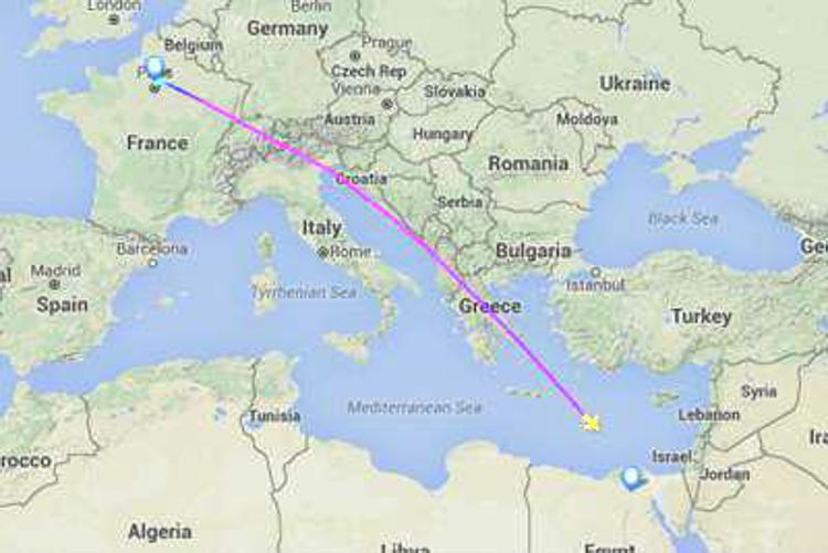 Aereo EgyptAir scomparso, il comandante di una nave: 