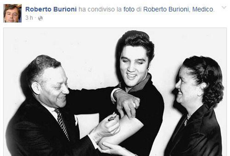 Il post di Roberto Burioni su Facebook