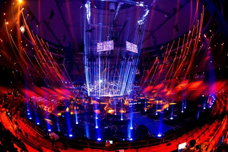 Il palco dell'Eurovision Song Contest 2016 (foto Afp)