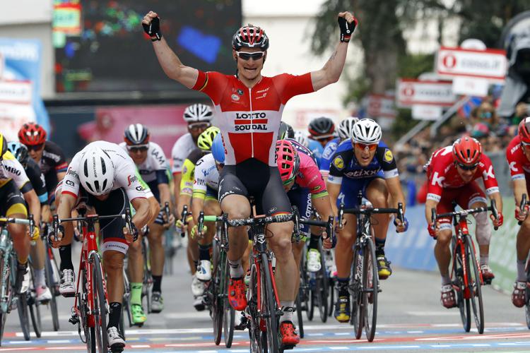 Il ciclista tedesco Andre Greipel (Foto Afp) - AFP