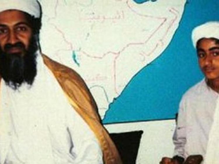 Osama bin Laden e il figlio Hamza
