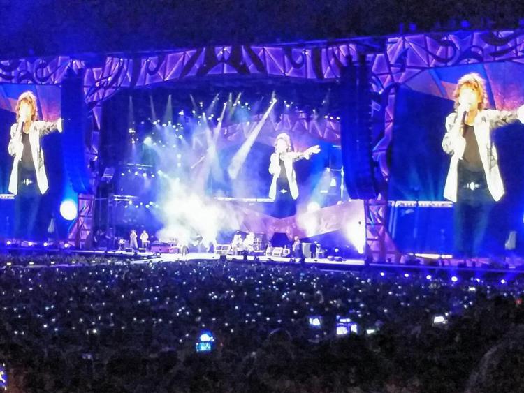 I Rolling Stones in concerto al Circo Massimo (foto AdnKronos)