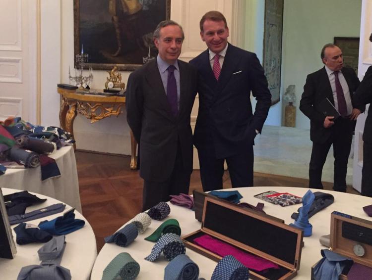 Il marchio Talarico Cravatte presentato all'Ambasciata italiana a Londra