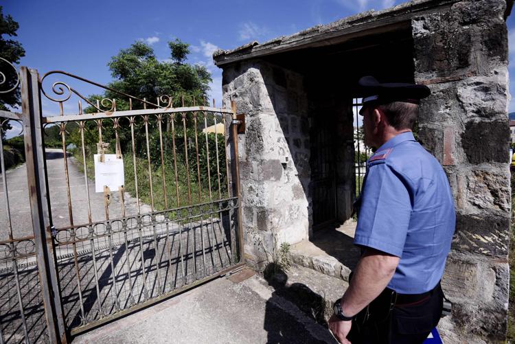 San Salvatore Telesino (Benevento). Nella foto, il centro turistico dove è stata trovata morta la   piccola Maria Ungureanu (Fotogramma)
