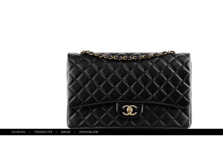 Uno dei modelli iconici di Chanel, la 2.55 (foto dal sito di Chanel)