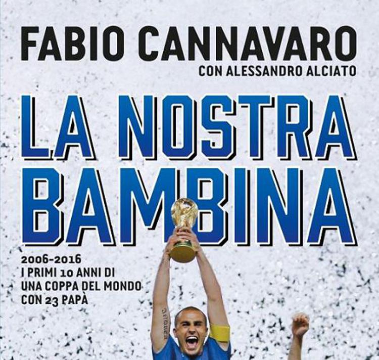 La copertina del libro di Fabio Cannavaro, 'La nostra bambina'