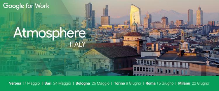 Ict: Google for Work e Noovle, Atmosphere arriva a Roma