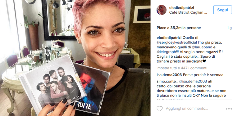 Elodie Di Patrizi su Instagram