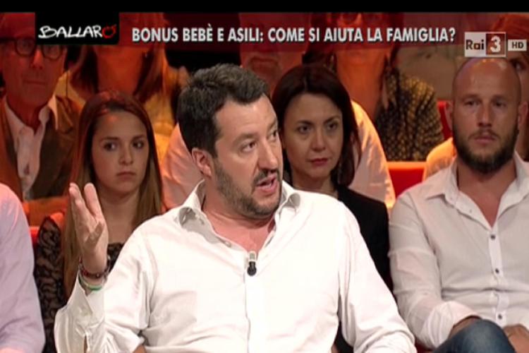 Matteo Salvini a 'Ballarò'
