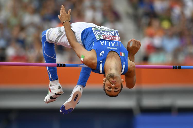 Il saltatore azzurro Gianmarco Tamberi (Foto Afp) - AFP