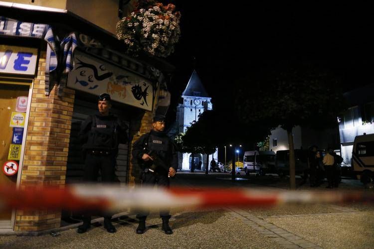 La chiesa di Saint-Etienne-du-Rouvray vicino a Rouen (Afp) - AFP