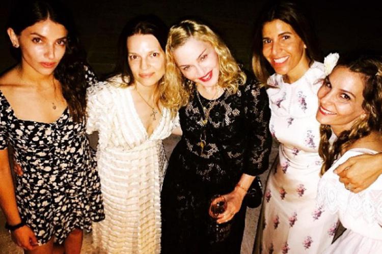 Madonna in uno scatto pubblicato su Instagram durante le sue vacanze in Puglia