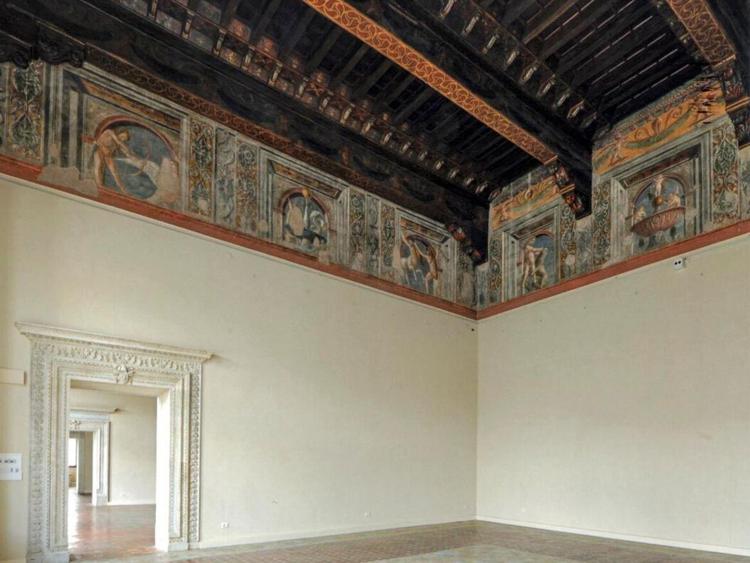 La Sala delle Fatiche di Ercole  nel Palazzo Venezia di Roma