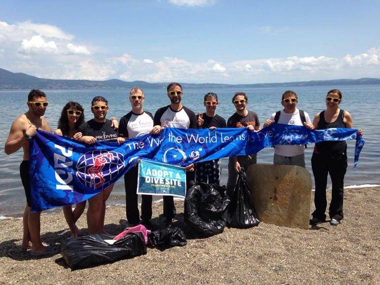 I sub della scuola Prodiving a Bracciano