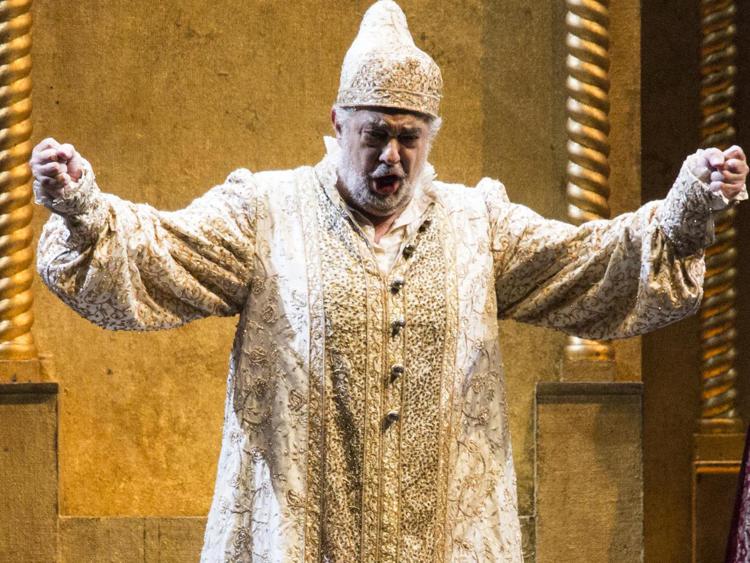 Placido Domingo nel 'Simon Boccanegra' di Verdi allestito alla Scala nella stagione 2013-2014